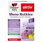 Doppelherz Meno Rotklee + Nachtkerzenöl + Biotin - Nährstoffe für die...