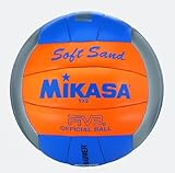 Mikasa Beachvolleyball Soft Sand, Mehrfarbig, 5