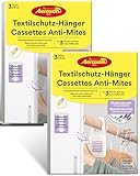 Aeroxon Textilschutz Hänger 2x3 - Mottenschutz für Kleiderschrank,...