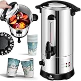 KESSER® Glühweinkessel 6,8/10/20/30L Edelstahl Inkl. Becher,...