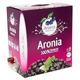 Aronia ORIGINAL Bio Aroniasaft aus deutschem Anbau | 3 Liter Bio Direktsaft...