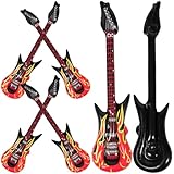 VICASKY 12 STK aufblasbare Gitarre aufblasbare Musikinstrumente Musical Toy...