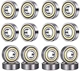 HonLena 608 ZZ Kugellager, 20 Pack 8mm x 22mm x 7mm Metall Double Shielded...