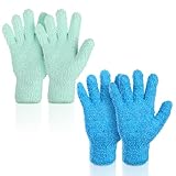 LXUEJIE 2 Paar Mikrofaser Staubhandschuhe, Mikrofaser Handschuhe...