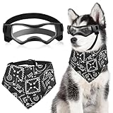 Hundebrille für Kleine Hunde, Wasserdicht Hundeschutzbrille mit...