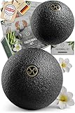 HELDSON® Premium Faszienball klein 2er Set [6cm & 8cm] - Faszien Ball hart...