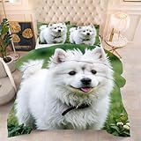 ZZXHG 3D Druck Bettdecke Ersetzt Daunendecke & Atmungsaktiv - WeißEr...