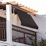 Strattore Klemmmarkise 200 x 120 cm - Anthrazit - ohne Bohren - Manuell...