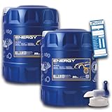 2x MANNOL 20L Energy 5W-30 Motorenöl API/SL 5W30 ÖL Motoröl 40 Liter +...