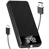 Power Bank 52800mAh,Powerbank mit LED-Anzeige und Taschenlampe,Schnelles...