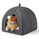 BEDSURE Katzenbett große Katzen Katzenhöhle- 44x44x44 cm Katzenhaus...
