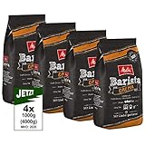 Melitta Barista Crema, Ganze Kaffeebohnen 4x 1000g (4000g) - ausgewogener,...