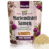 Mariendistel Samen Pulver Bio 1kg, die effektivste Heilpflanze für die...