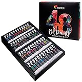 Zenacolor 48 Tuben Ölfarbe, 48 x 12 ml, professionelle Qualität,...
