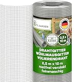 TTL GARDEN 50cm x 10m Drahtgitter feinmaschig rostfrei verzinkt 6,3mm...