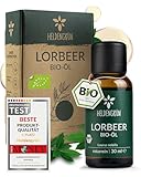 Heldengrün® BIO Lorbeeröl [100% NATURREIN] Zertifiziertes Lebensmittel...
