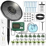 TRJZWA Solar Bewässerungssystem mit Automatischem Bewässerungscomputer...
