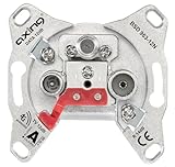 Axing BSD 963-12N Multimedia-Durchgangsdose 12 dB (Data / TV / R)