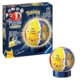 Ravensburger 3D Puzzle 11547 - Nachtlicht Puzzle-Ball Pokémon - für...