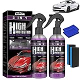 High Protection 3in1 Spray, 2 Stück 3-In-1 High Protection Fast Car...