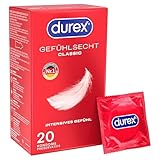 Durex Gefühlsecht Classic Kondome - Perfekter Sitz & leichtes Abrollen mit...