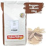 Roggenvollkornmehl 25kg von Haberfellner | 25kg Mehl Sack |...