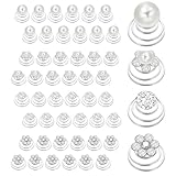 Mabor 48 Stück Haarspiralen Hochzeit Haarnadeln Perlen Haarschmuck Braut...