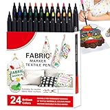 Stoffmarkierungen - 12/24 Farbige Stofffarbe Signale | Waschbare...