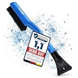 LICARGO Eiskratzer Auto mit Besen XL [41cm] [Made in EU] | Lackschonende...