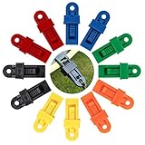 Yesaler Zelt Clip Kunststoff Markisen Clamp Clips Multifunktionale Windseil...