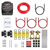 XPJBKC Trennrelais 12v Zweitbatterie, 12V/140A Batterie Trennrelais mit...