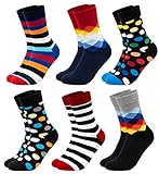 Occulto BUNTE SOCKEN für HERREN (6 PAAR) aus BAUMWOLLE in verschiedenen...