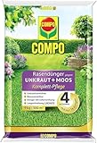 COMPO Rasendünger gegen Moos und Unkraut - 3 Monate Langzeitwirkung - 9 kg...