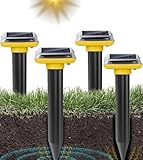 WUGEIN Solar Maulwurfschreck,Ultraschall Maulwurfschreck Maulwurfvertreiber...