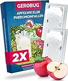 Gerobug® Apfelwickler Pheromonfalle Bio 2 Stück - Apfelmadenfalle -...