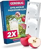 Gerobug® Apfelwickler Pheromonfalle Bio 2 Stück - Apfelmadenfalle -...