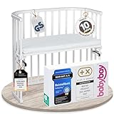 babybay Original Beistellbett aus massivem Buchenholz / kompakt &...