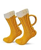 FGFD&OU Lustige Socken Herren Damen Bunte Stricksocken Winter Dicke Warme...