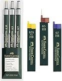 Faber-Castell 136030 - 3er Set Druckbleistifte TK-FINE 9760, Minenstärken:...
