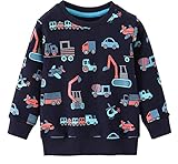 EULLA Kinder Jungen Sweatshirt Pullover Activewear Langarm Baumwolle...