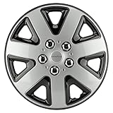 Goodyear Radzierblenden Flexo, Radkappen, 15 Zoll,Silber/Schwarz, 4 Stück,...