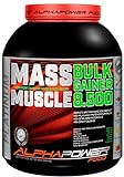 ALPHAPOWER FOOD Maas - Whey, Muscle Weight Gainer I Mega, Muskelmasse &...