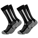 Occulto Kinder Skisocken 2er Pack (Modell: Charlie) Schwarz 27-30