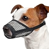 Mayerzon Hund Maulkorb, Soft Mesh Maulkörbe für kleine mittlere große...