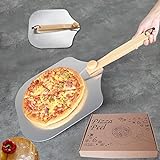 30,5 cm Pizzaschieber mit drehbarem und abnehmbarem Holzgriff – perfektes...