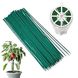 sourcing map Garten-Pflanzstäbe aus Holz, 0,5 x 50 cm, Bambusstäbe,...