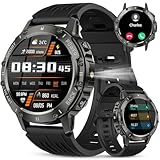 Smartwatch Herren, 1.45' HD Smart Watch Herren mit Anrufe...