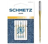 SCHMETZ Nähmaschinennadeln | 5 Gold Jeans-Nadeln | 130/705 H-JT |...