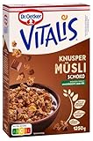 Dr. Oetker Vitalis Knuspermüsli Schoko: Großpackung Frühstücks-Müsli...