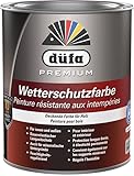 düfa Premium Wetterschutzfarbe ANTHRAZIT 750ml Holzfarbe Dauerschutzfarbe...